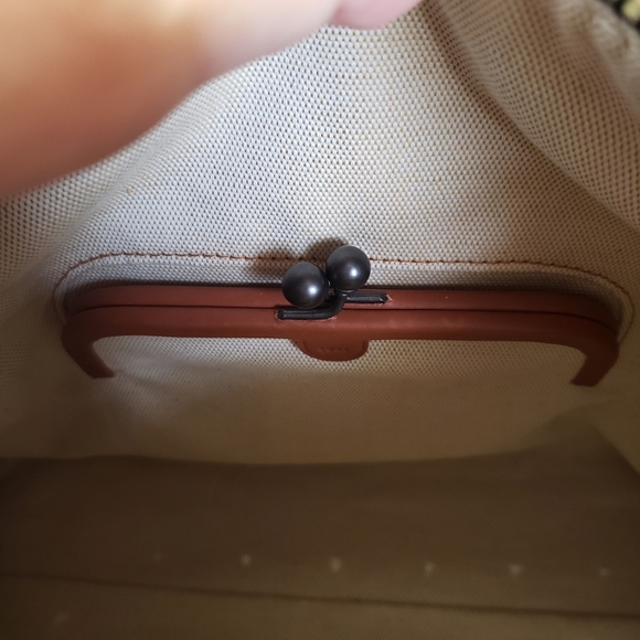 Coach Rogue Glovetanned Leather W/Car Embellishment Black Handbag (F58151) - Picture 9 of 16